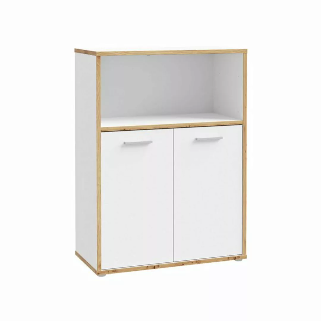 expendio Hochschrank Keilo 9 Weiß / Artisan Oak Nb., 45x227x42 cm günstig online kaufen