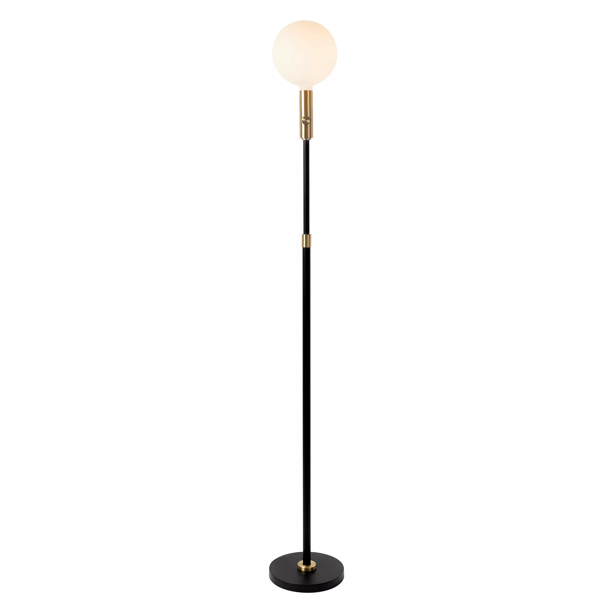 Tala - Poise Stehleuchte + Sphere V LED E27 Dim To Warm - weiß/Messing/schw günstig online kaufen