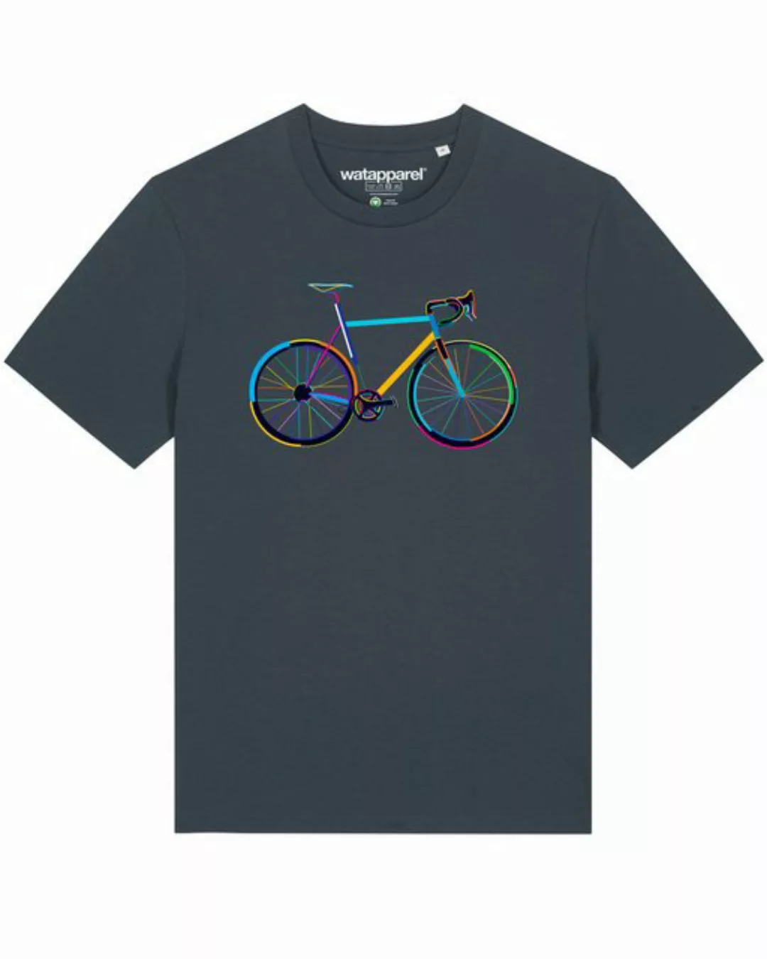 wat? Apparel Print-Shirt Fahrrad by night (1-tlg) günstig online kaufen