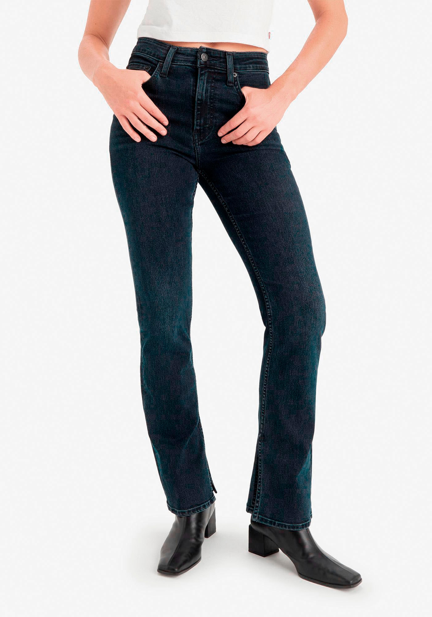 Levis Bootcut-Jeans "725 High-Rise Bootcut", mit Schlitz günstig online kaufen