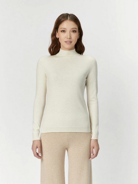 GOBI Cashmere Stehkragenpullover Naturfarbe Stehkragenpullover aus Kaschmir günstig online kaufen