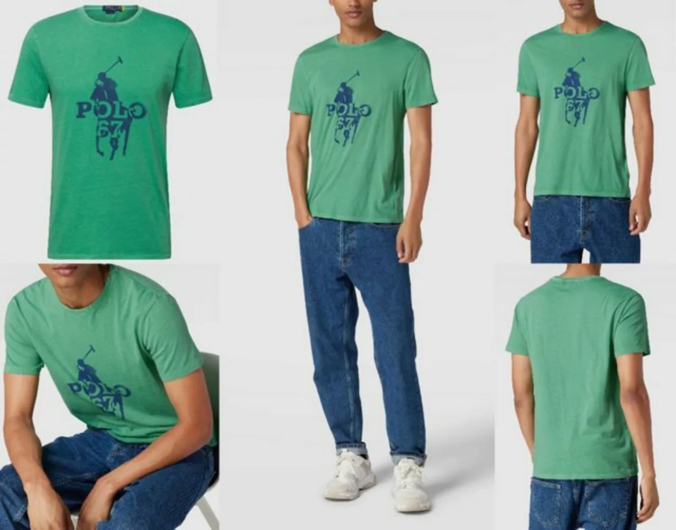 Ralph Lauren T-Shirt Polo Ralph Lauren Polo Player 67 Print T-Shirt Shirt C günstig online kaufen
