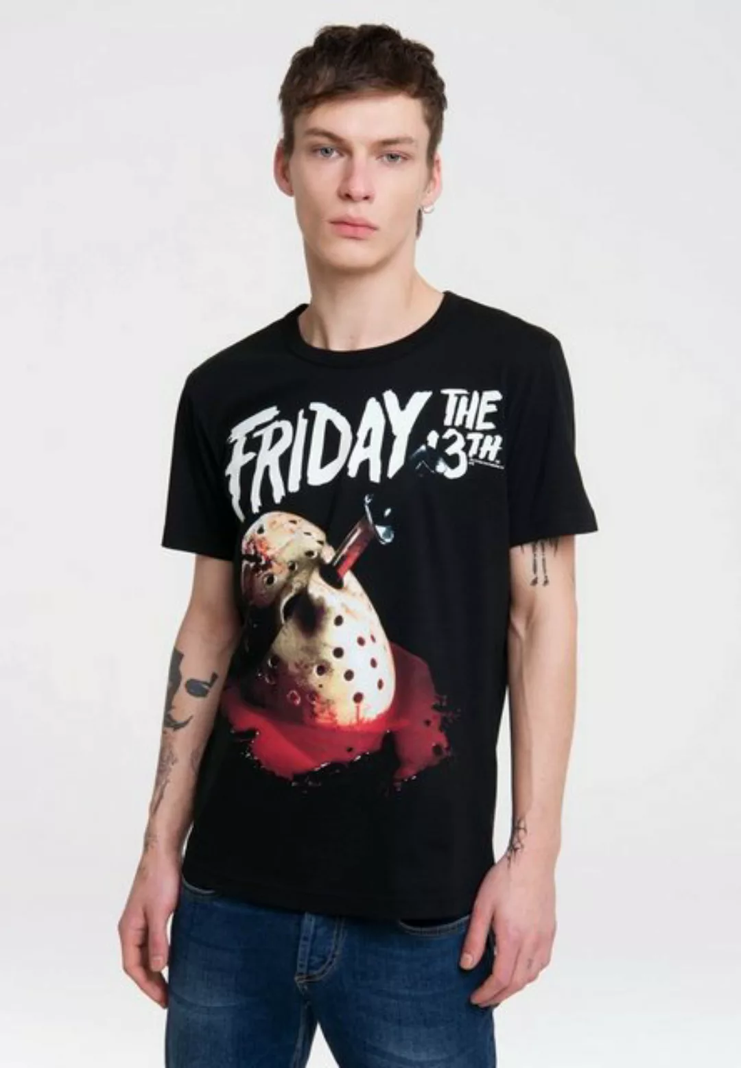 LOGOSHIRT T-Shirt "Friday The 13th", mit coolem Motiv günstig online kaufen