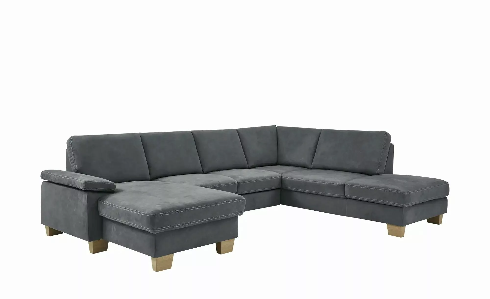 meinSofa Wohnlandschaft  Samu ¦ grau ¦ Maße (cm): B: 316 H: 90 T: 235.0 Pol günstig online kaufen