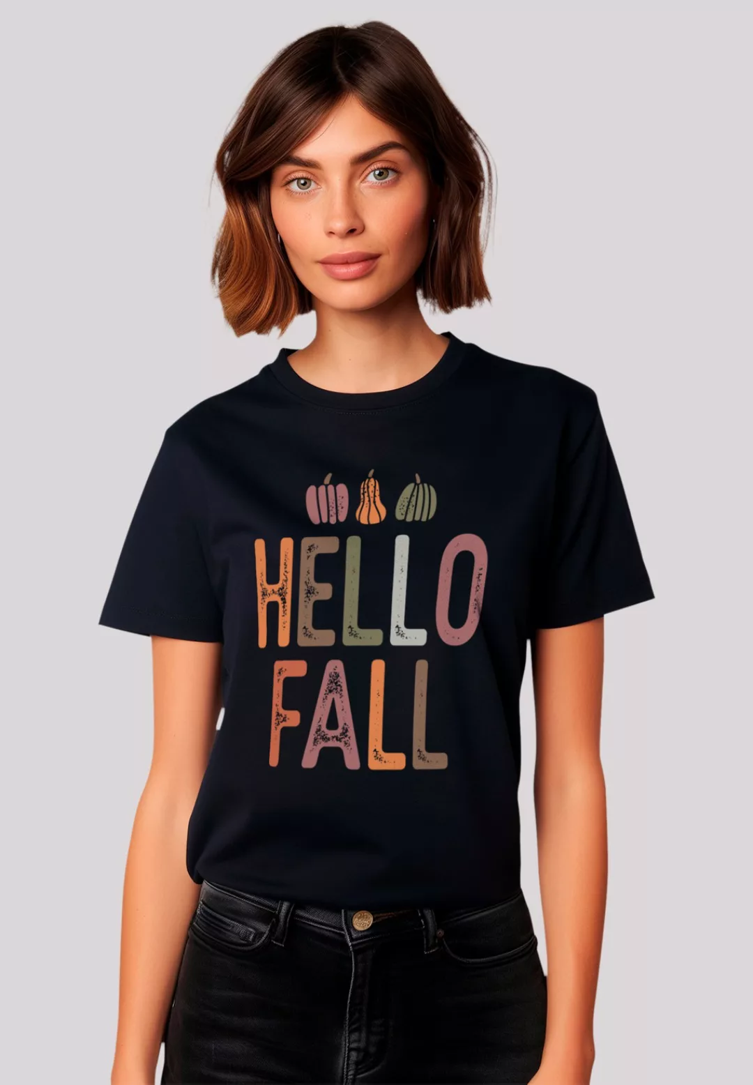 F4NT4STIC T-Shirt "Hello Fall Herbst", Premium Qualität, Halloween, Herbst günstig online kaufen