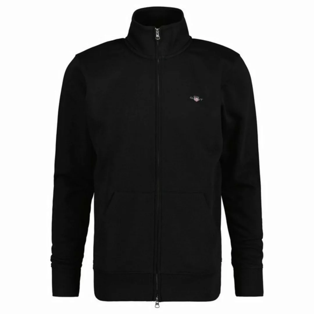 Gant Sweatjacke "REG SHIELD FULL ZIP SWEAT", mit Logostickerei auf der Brus günstig online kaufen