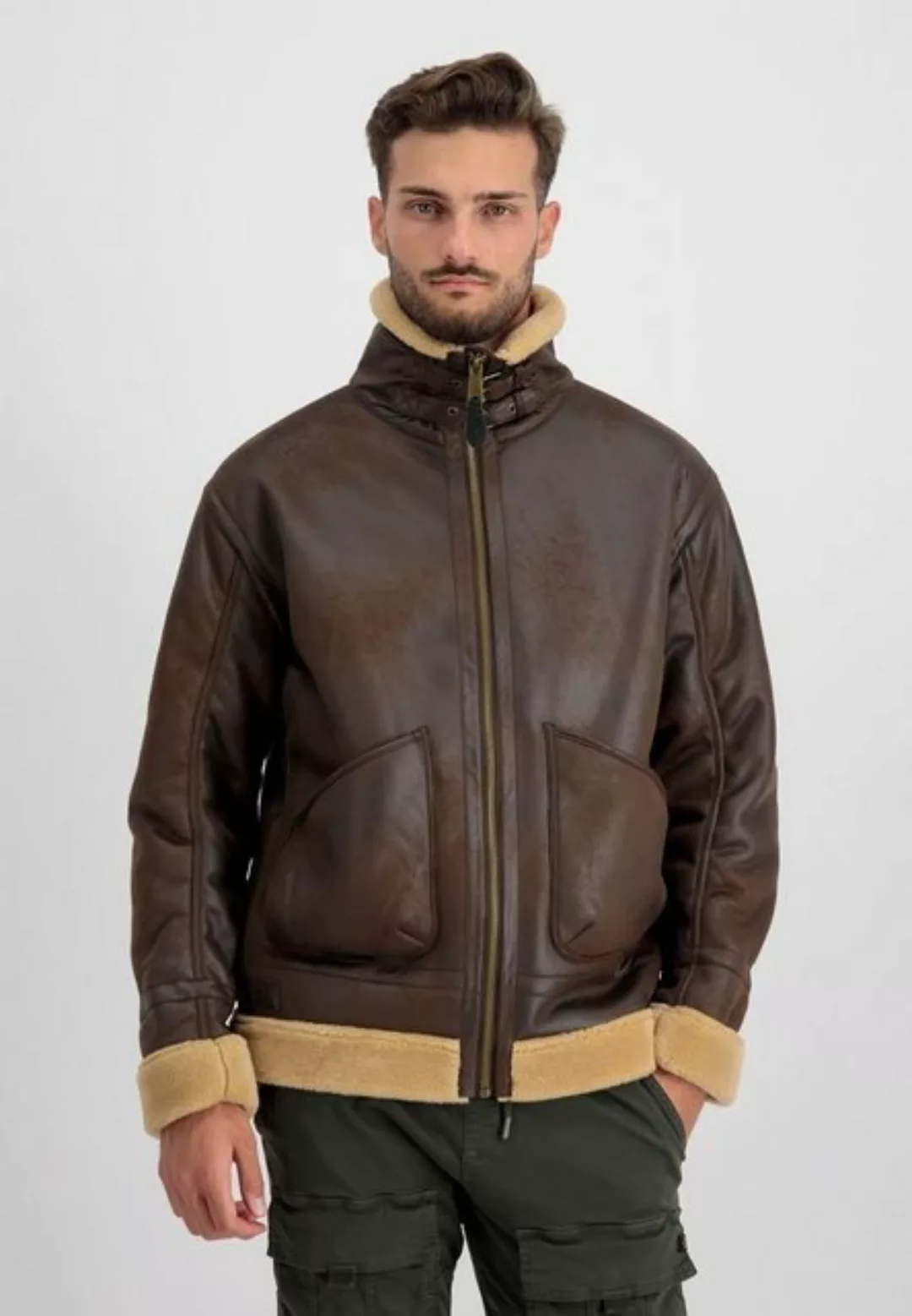 Alpha Industries Lederjacke Alpha Industries Men - Leather & Vegan Jackets günstig online kaufen