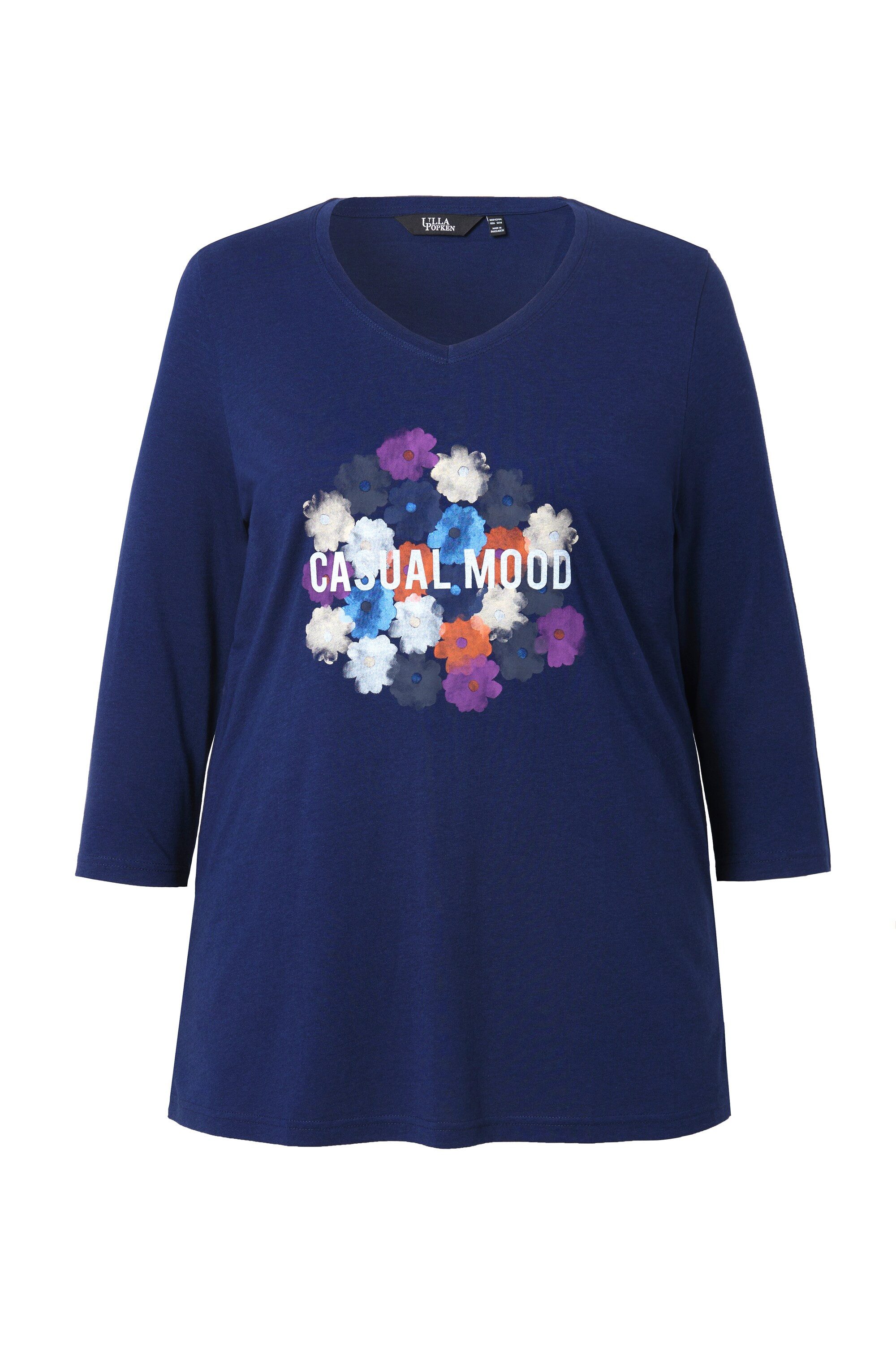 Ulla Popken T-Shirt Shirt Blüten Classic günstig online kaufen