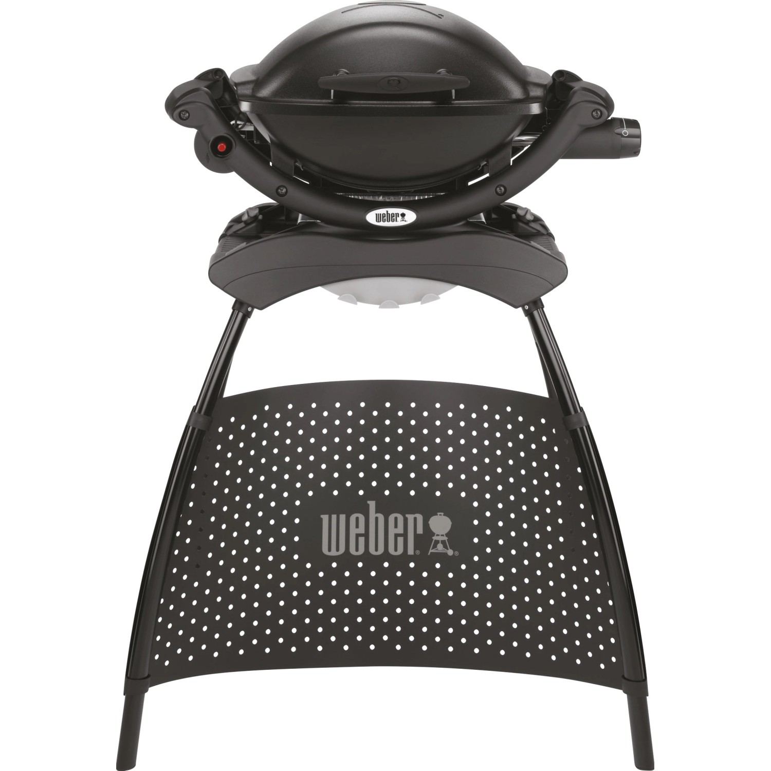 Weber Gasgrill Q 1000 Stand mit 1 Brenner und Aromaschienen Schwarz günstig online kaufen