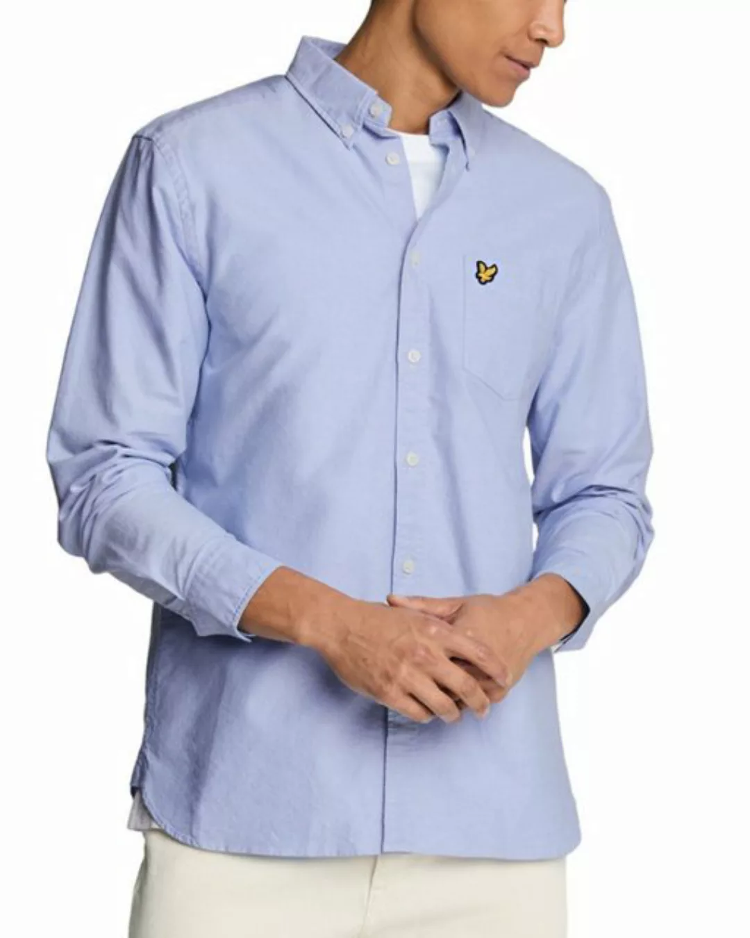 Lyle & Scott Langarmhemd Oxford Webart,Button Down günstig online kaufen