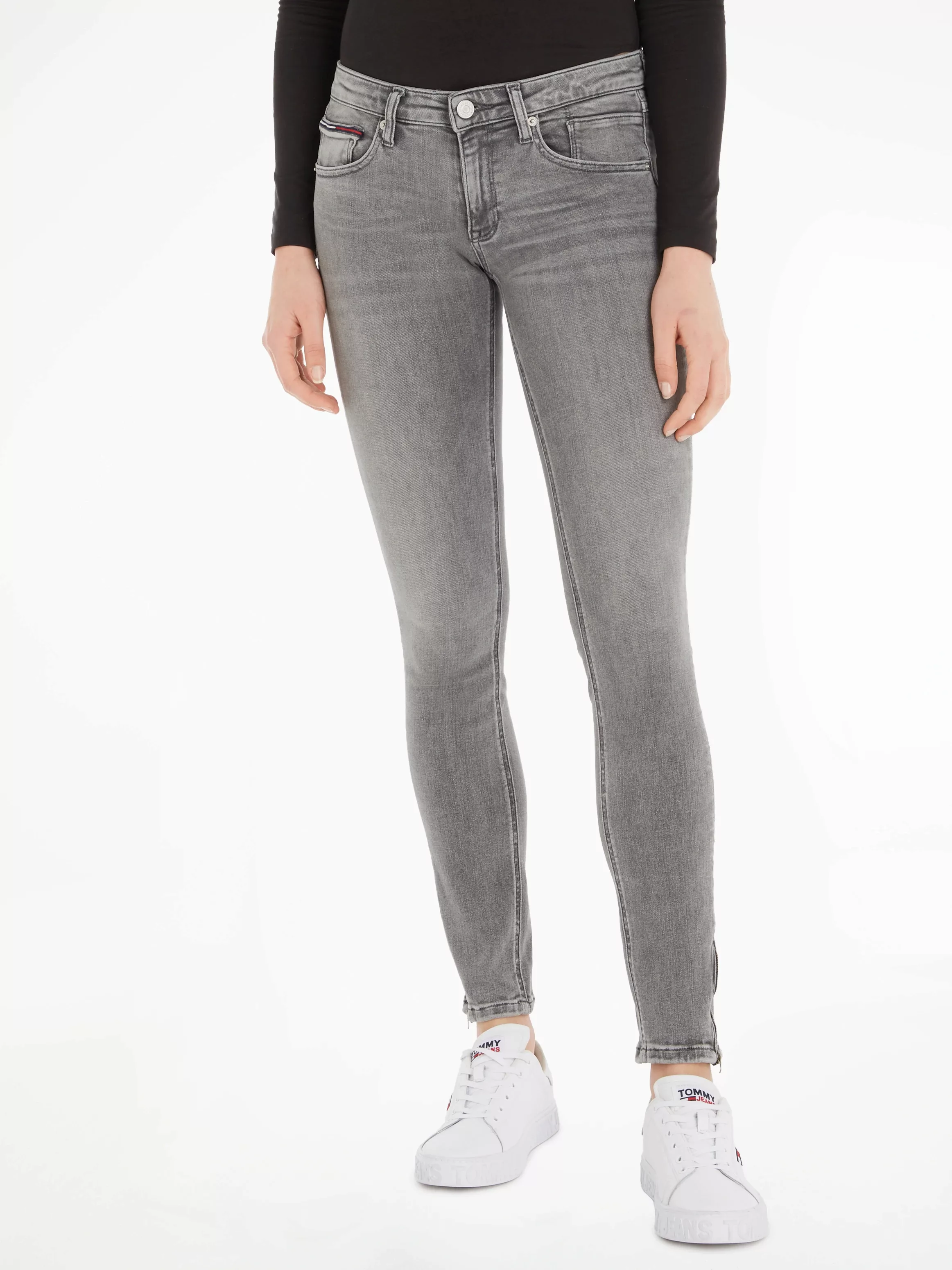 Tommy Jeans Skinny-fit-Jeans Scarlett mit gestickter Tommy Jeans Flag an de günstig online kaufen