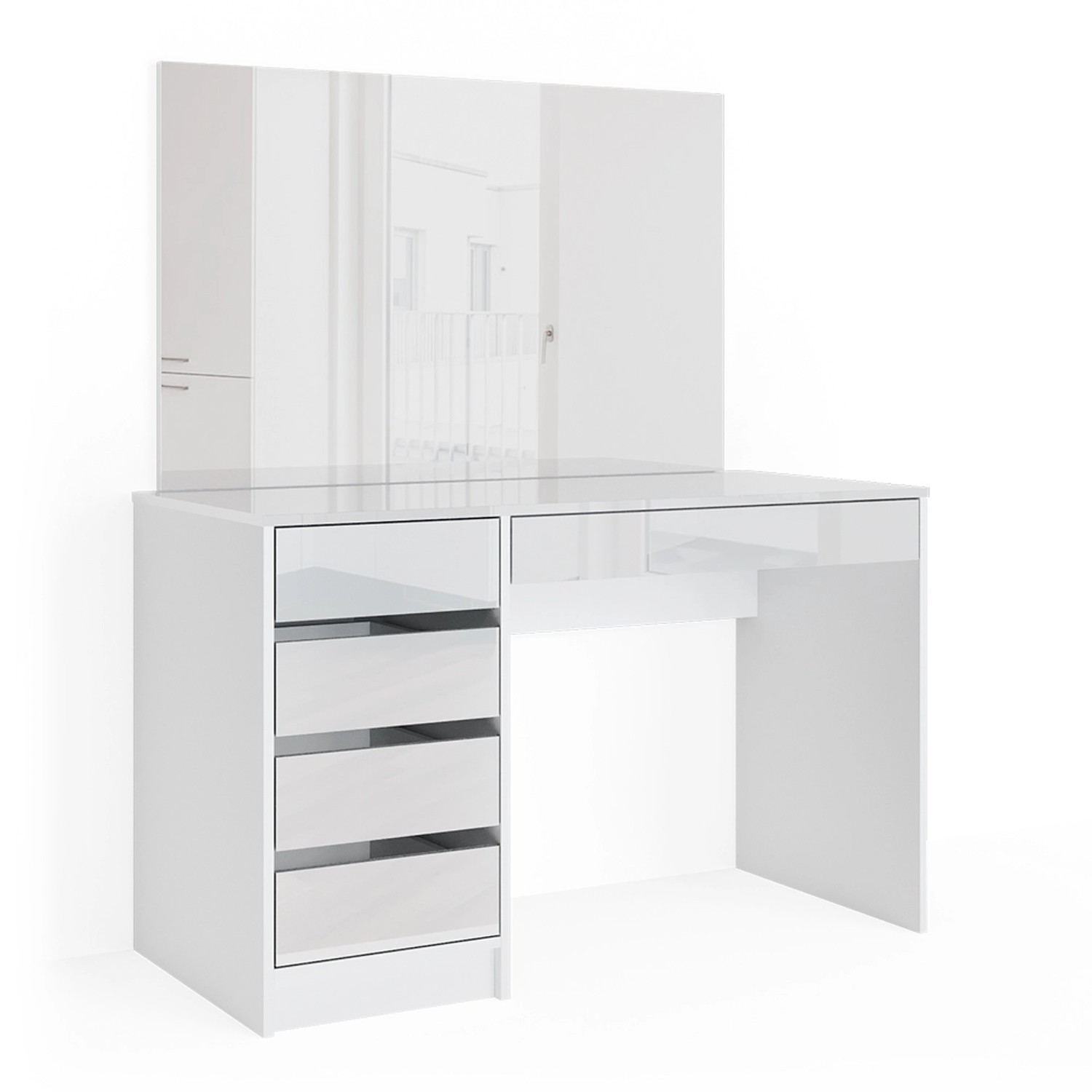 Vicco Schminktisch Sherry, Weiß, 120 cm günstig online kaufen