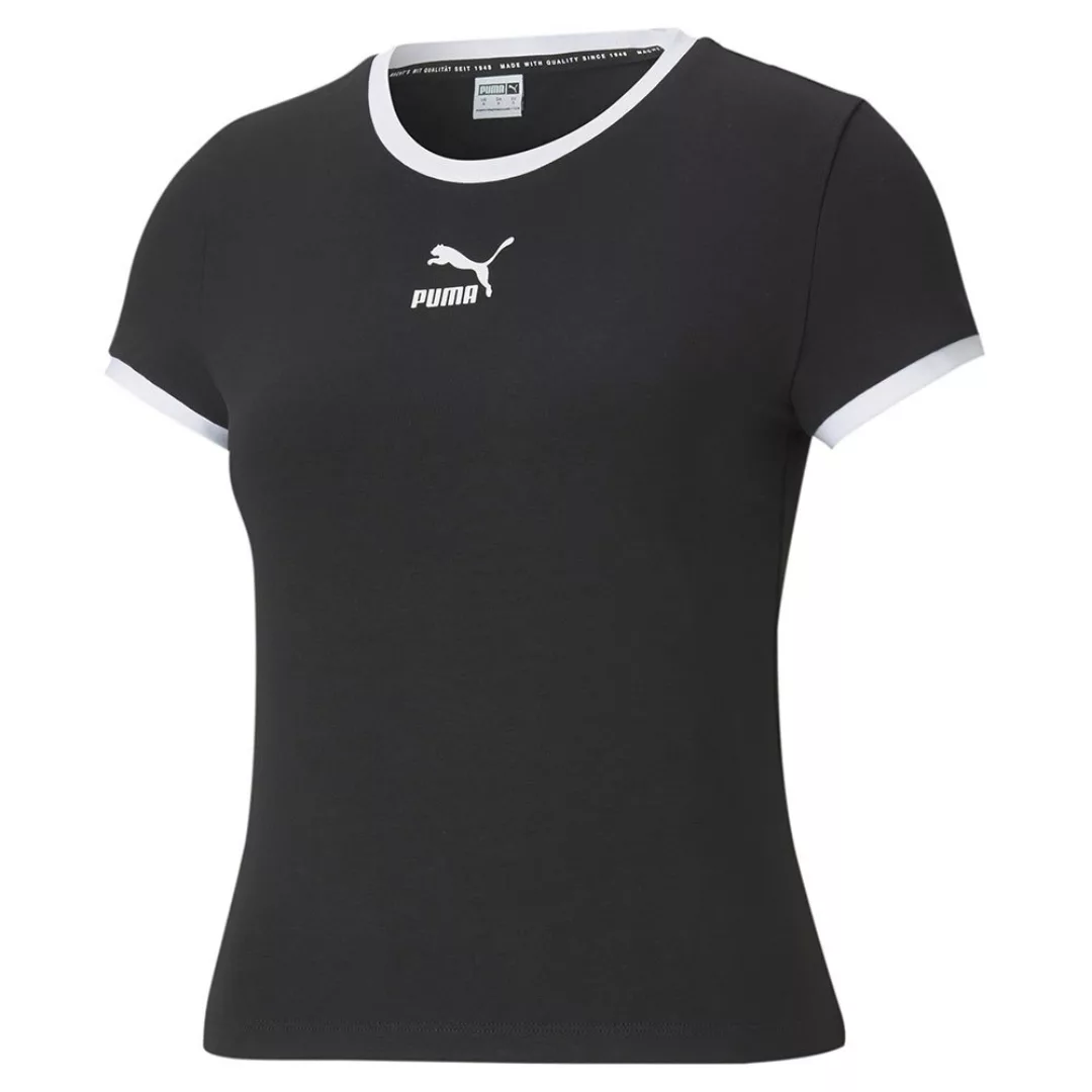 Puma Select Classics Fitted Kurzärmeliges T-shirt XL Puma Black günstig online kaufen