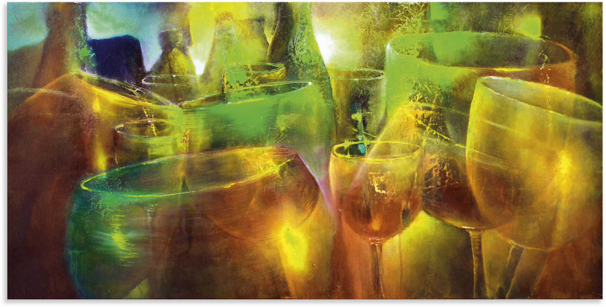 Artland Wandbild "Zu später Stunde", Getränke, (1 St.), als Alubild, Outdoo günstig online kaufen