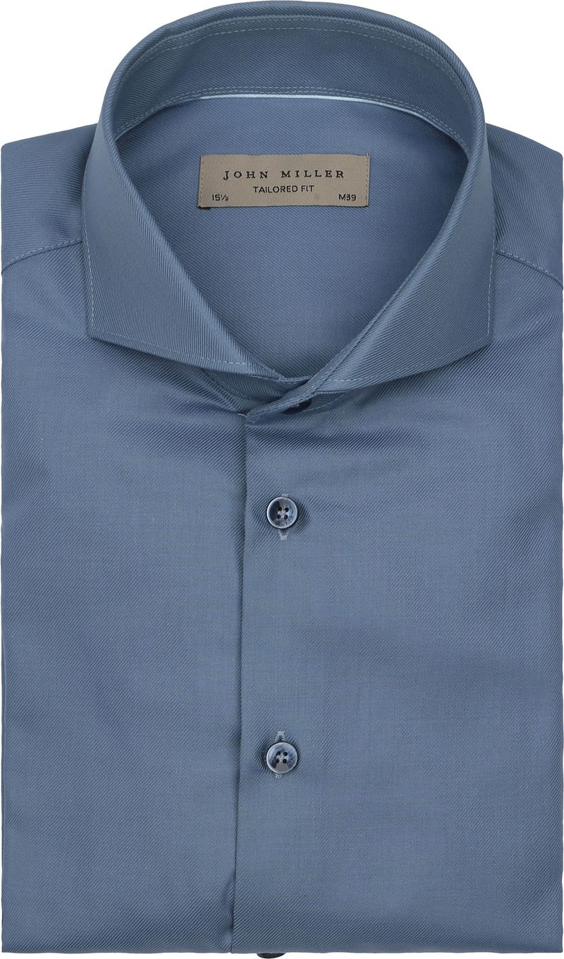 John Miller Hemd Twill Indigo  - Größe 41 günstig online kaufen