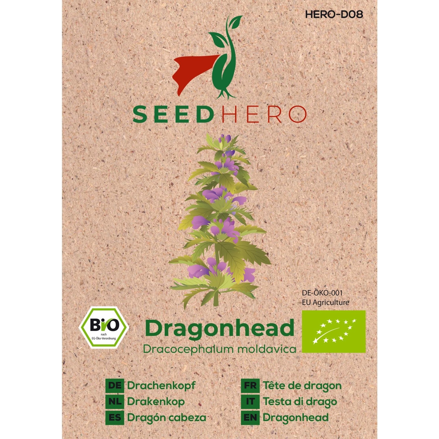 Seedhero BIO Drachenkopf Samen günstig online kaufen