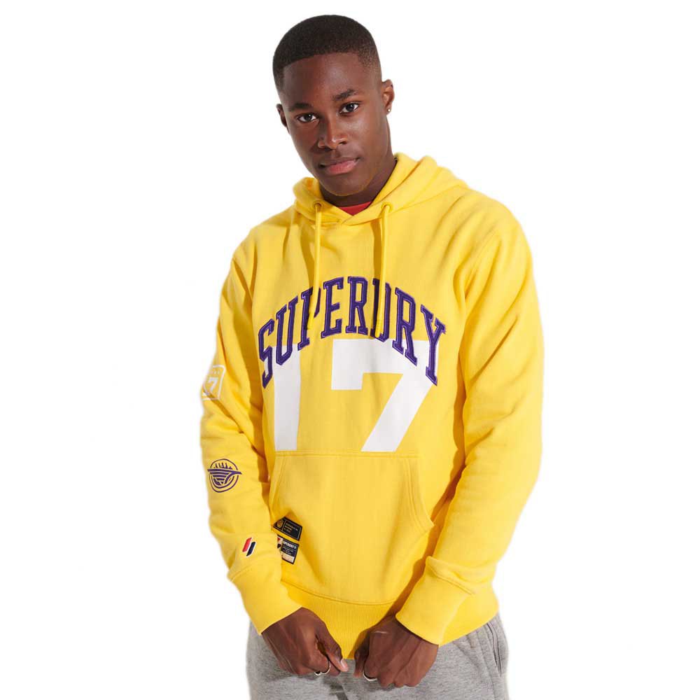 Superdry Varsity Arch Kapuzenpullover XL Nautical Yellow günstig online kaufen