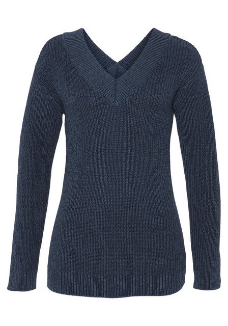 Arizona Strickpullover in Washed-Optik Washed-Optik günstig online kaufen