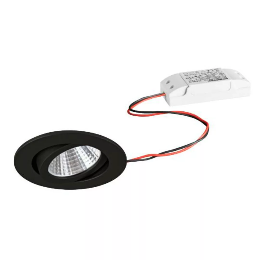 Brumberg LED-Einbaustrahlerset, IP65, schaltbar, schwarz - 33353083 günstig online kaufen