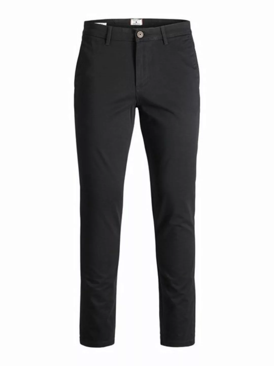 Jack & Jones Herren Chino Hose JJIMARCO JJBOWIE SA - Slim Fit - Schwarz - B günstig online kaufen