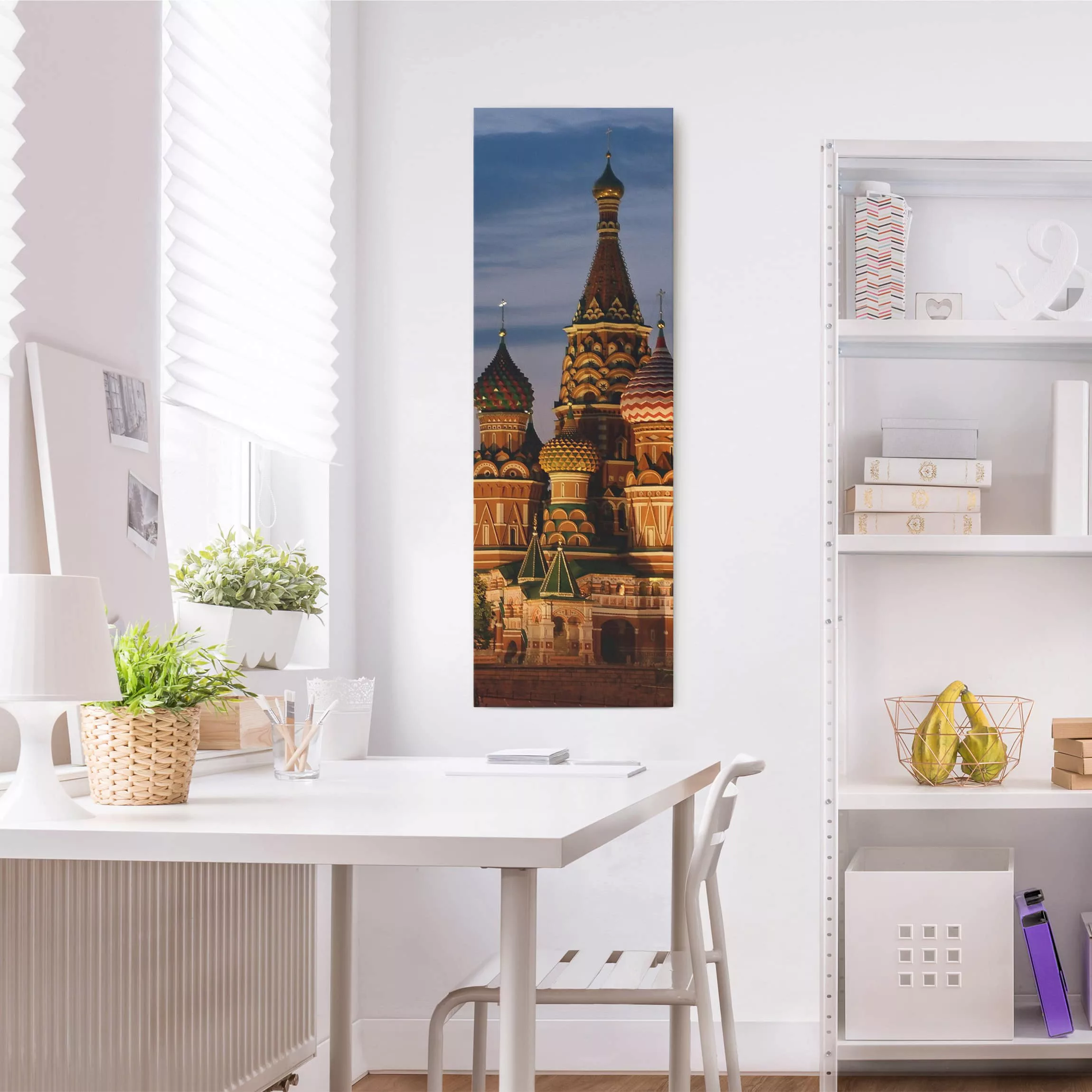 Leinwandbild Architektur & Skyline - Hochformat Moskwa günstig online kaufen