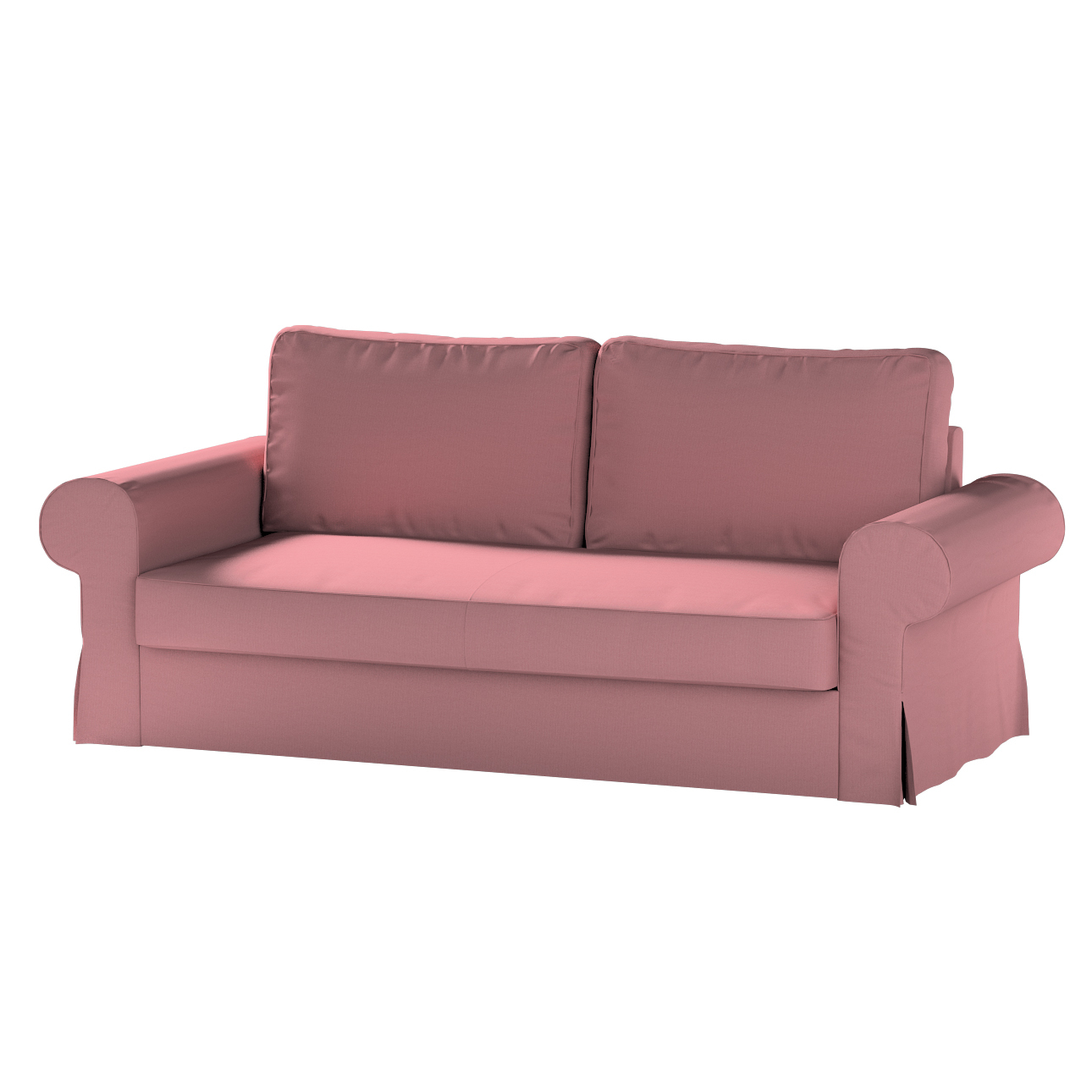 Bezug für Backabro 3-Sitzer Sofa ausklappbar, altrosa, Bezug für Backabro 3 günstig online kaufen