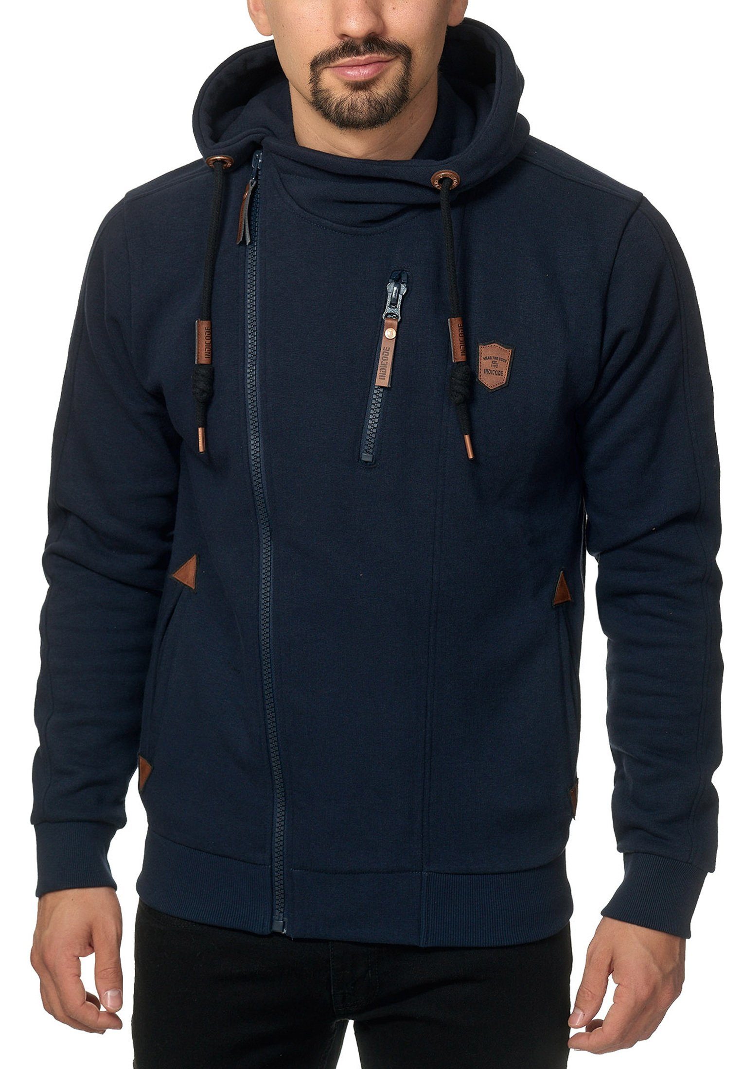 Indicode Sweatjacke Elm günstig online kaufen