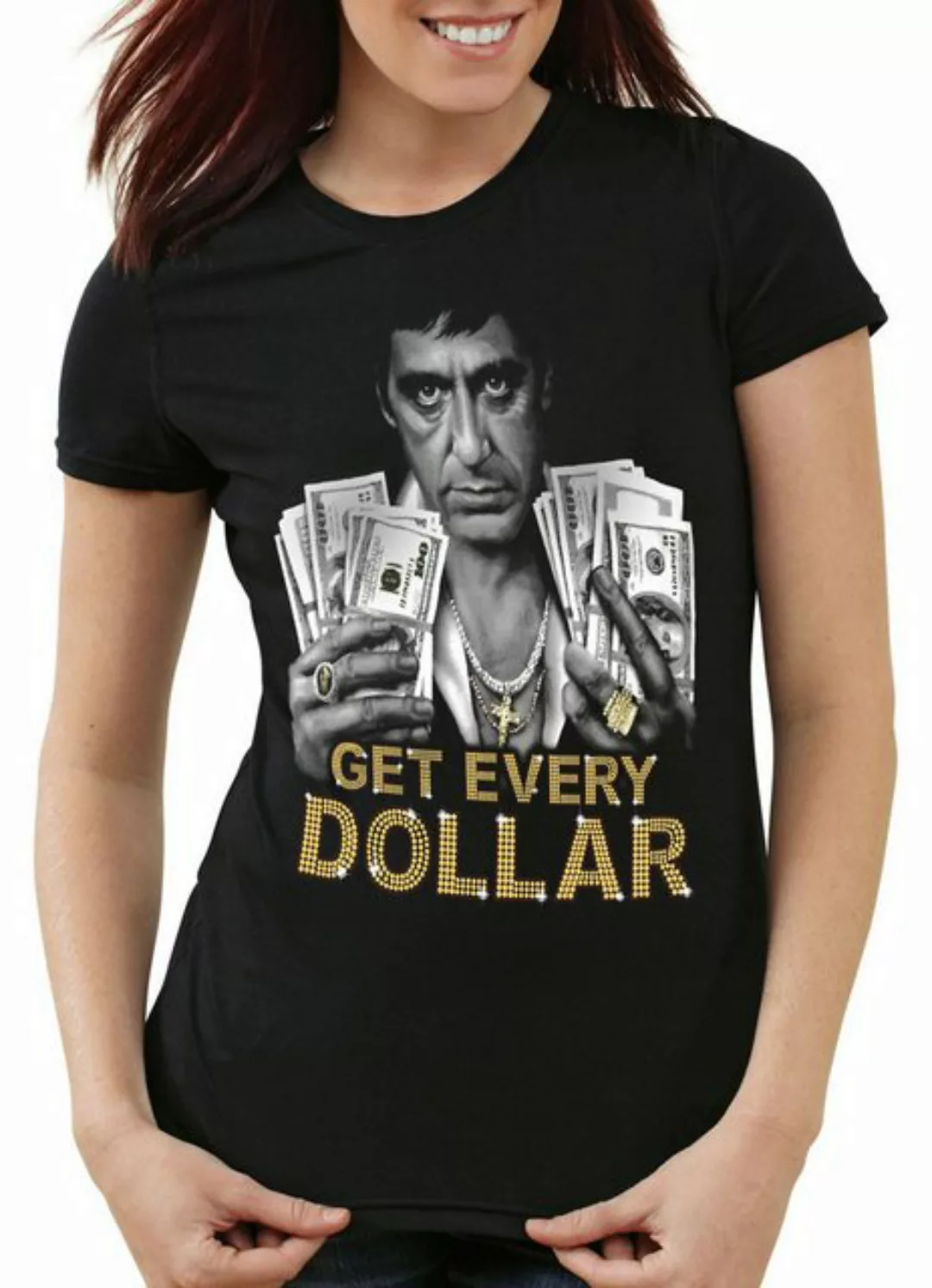 style3 T-Shirt Scarface Tony Dollar Montana pablo escobar al pacino gangste günstig online kaufen