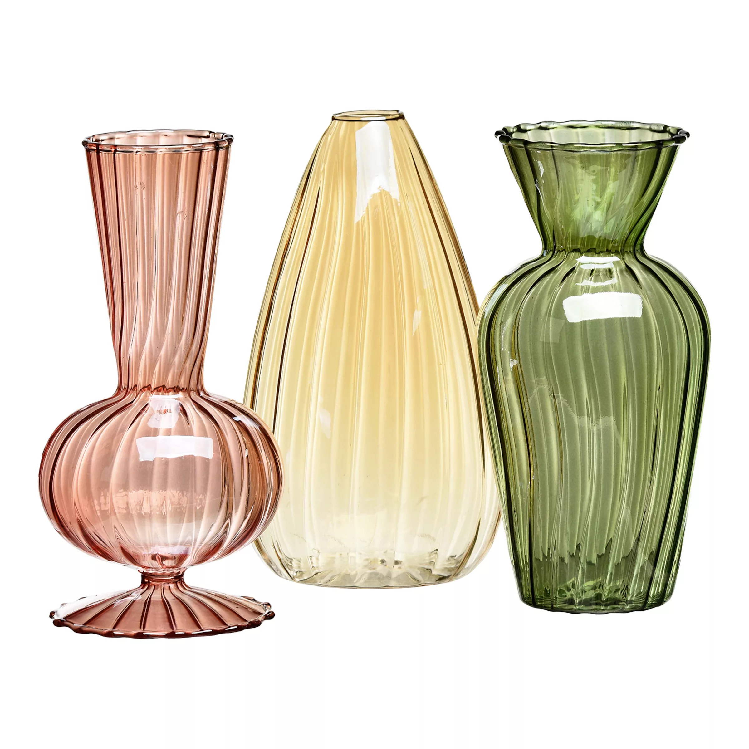 Vase FINE 3er Set ca.H15cm günstig online kaufen