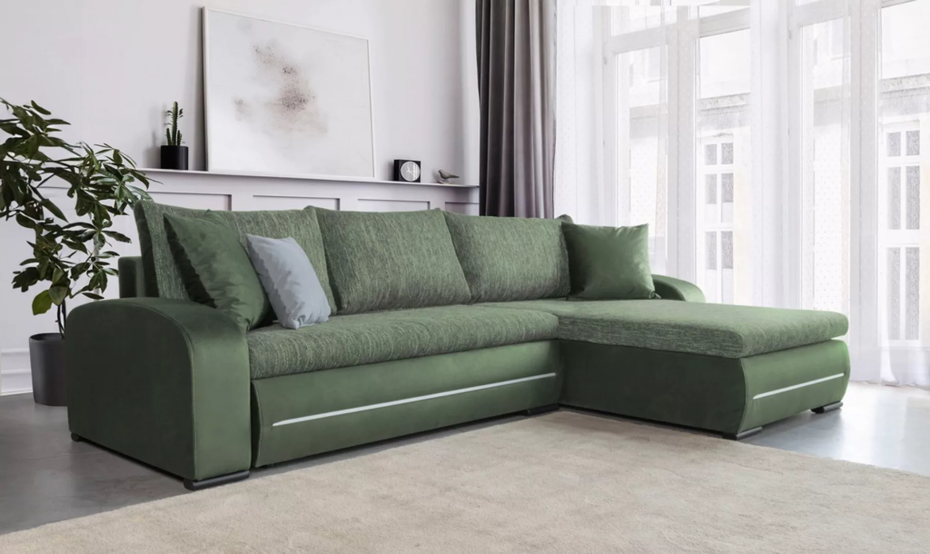 COLLECTION AB Ecksofa "Wind L-Form", inkl. Schlaffunktion und Bettkasten, f günstig online kaufen