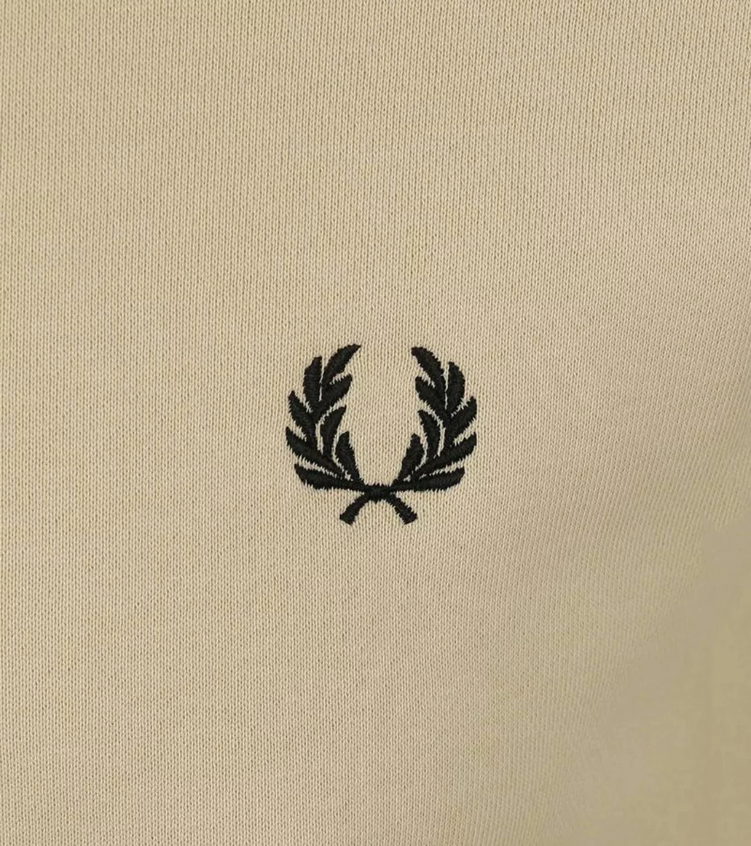 Fred Perry Hoodie Logo Beige - Größe M günstig online kaufen