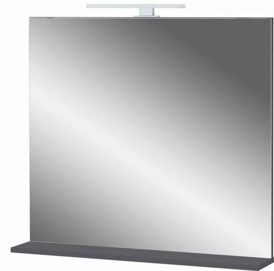 KADIMA DESIGN Badezimmerspiegelschrank LEINE, INDE Spiegel Badspiegel Grau günstig online kaufen