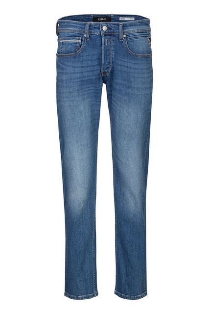 Replay Slim-fit-Jeans GROVER - 10.5 OZ DARK INDIGO SUPER STRETCH DENIM günstig online kaufen