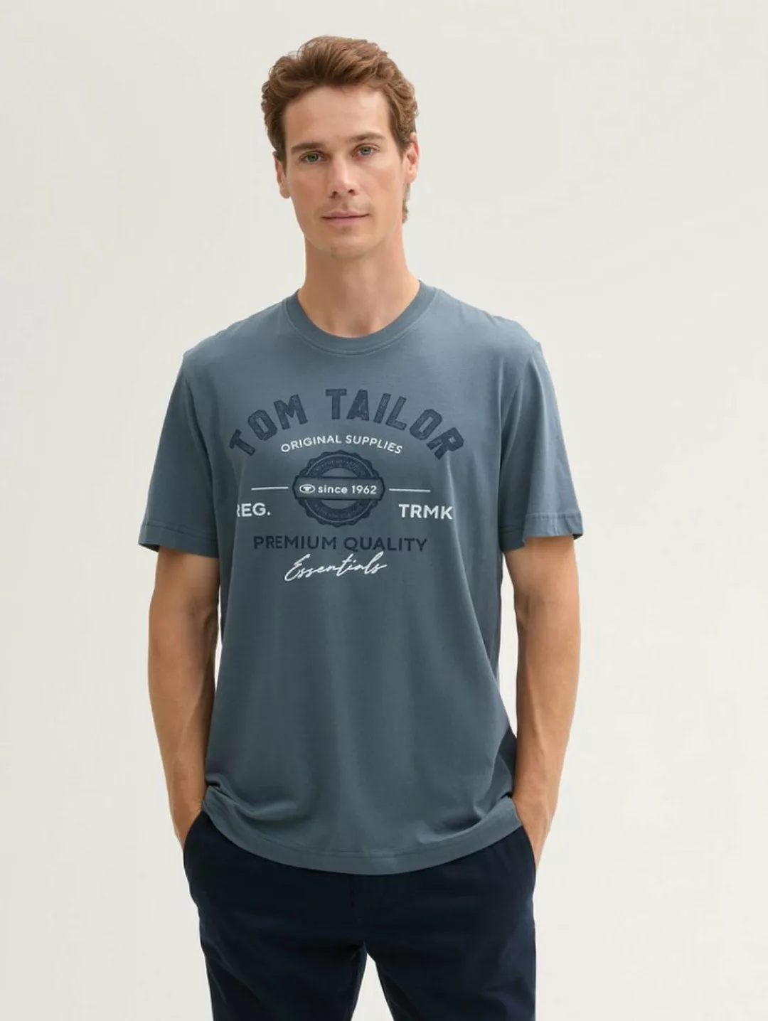 TOM TAILOR T-Shirt T-Shirt mit Logo Print günstig online kaufen