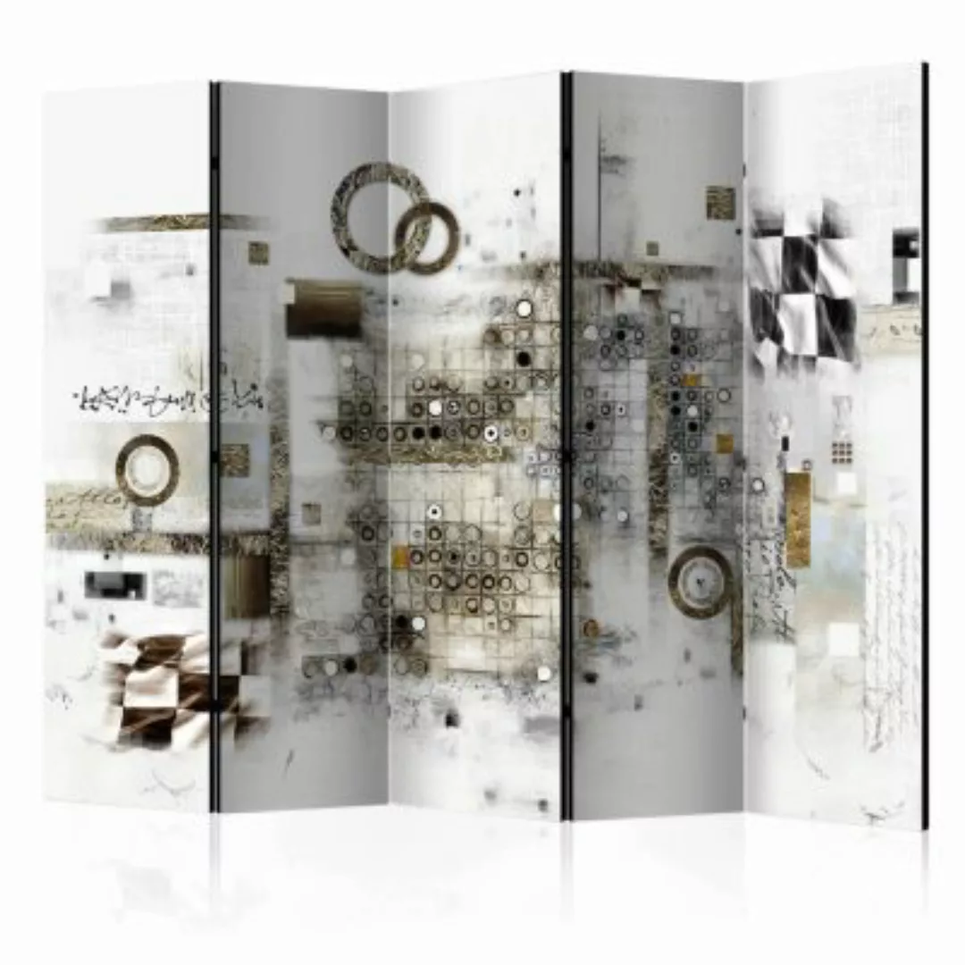 artgeist Paravent Artistic Riddle II [Room Dividers] weiß/beige Gr. 225 x 1 günstig online kaufen