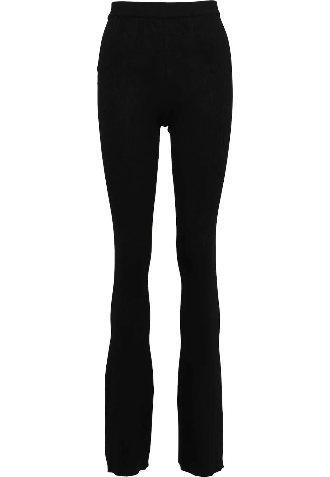 URBAN CLASSICS Leggings "Urban Classics Damen Ladies Rib Knit Bootcut Leggi günstig online kaufen