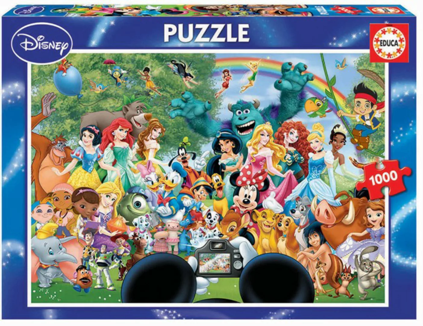 Educa Puzzle 9216297 - Marvellous World Of Disney - 1000 Teile Puzzle günstig online kaufen
