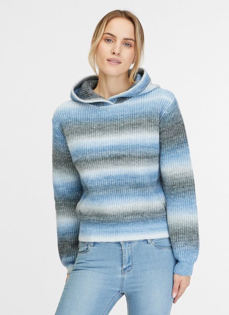 Ragwear Kapuzenpullover OFINA mit Streifen Strickmuster günstig online kaufen