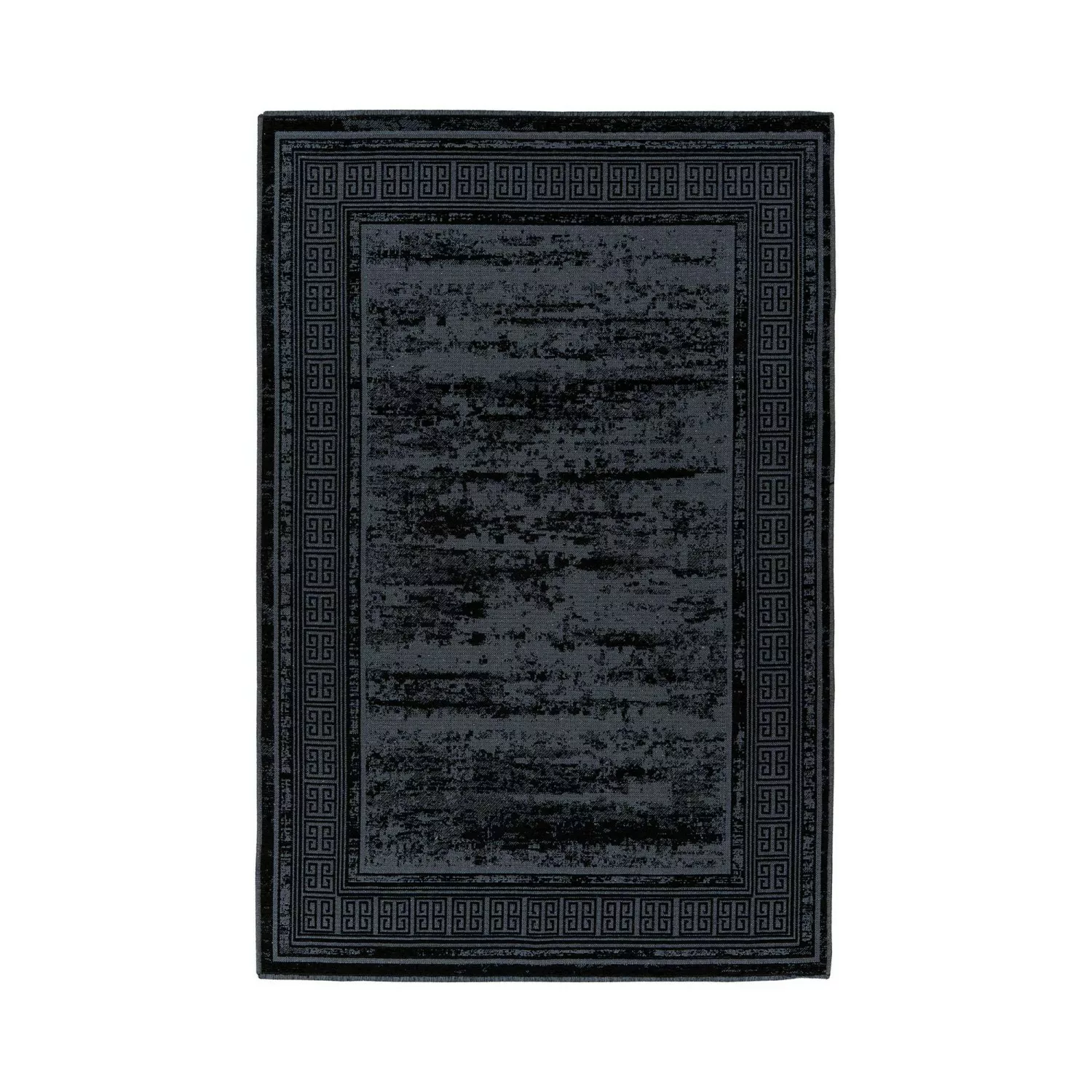 MeGusta Kurzflor Teppich Schwarz Klassisch Modern  160 x 230 cm günstig online kaufen