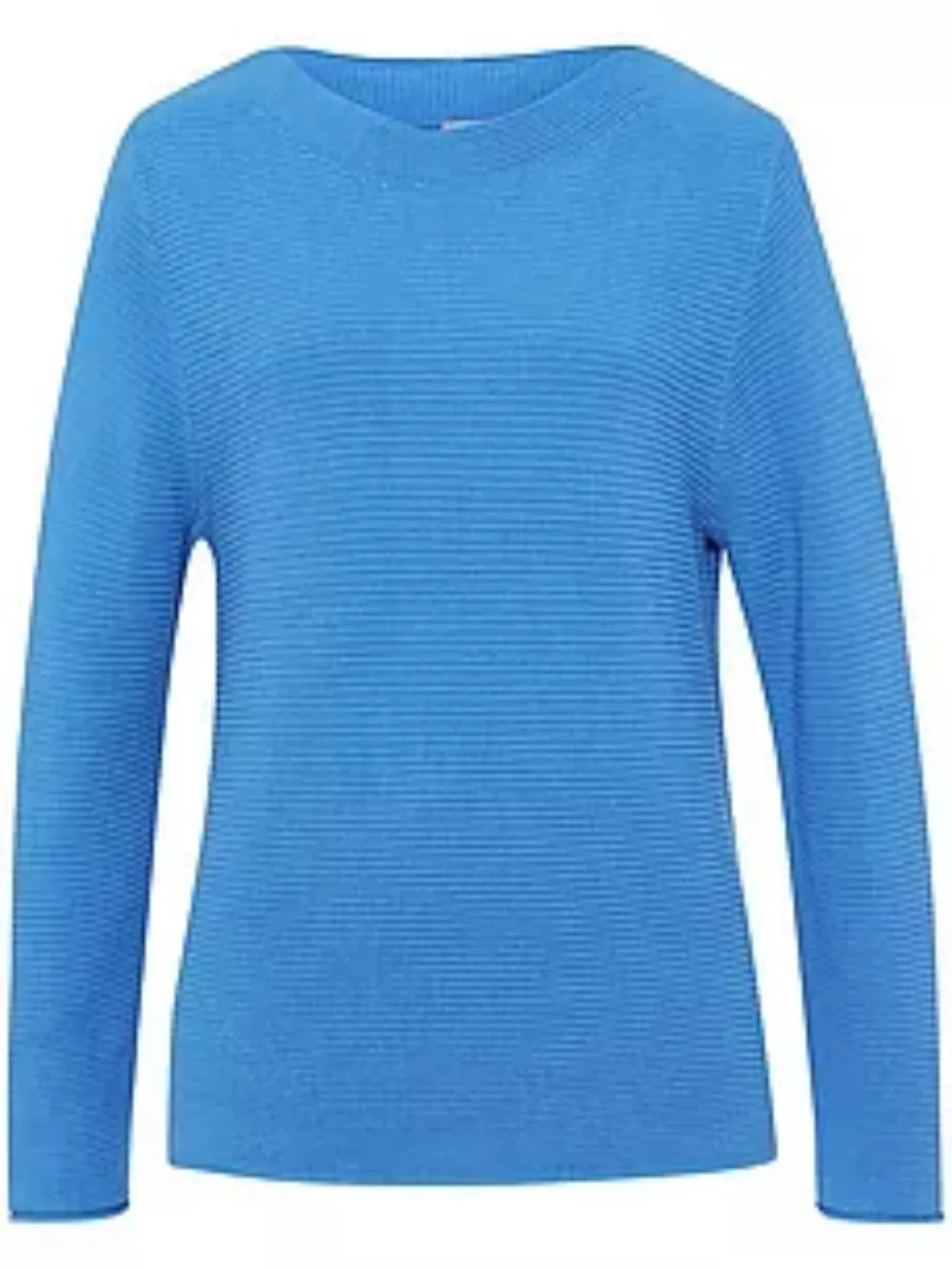Rundhals-Pullover Rabe blau günstig online kaufen