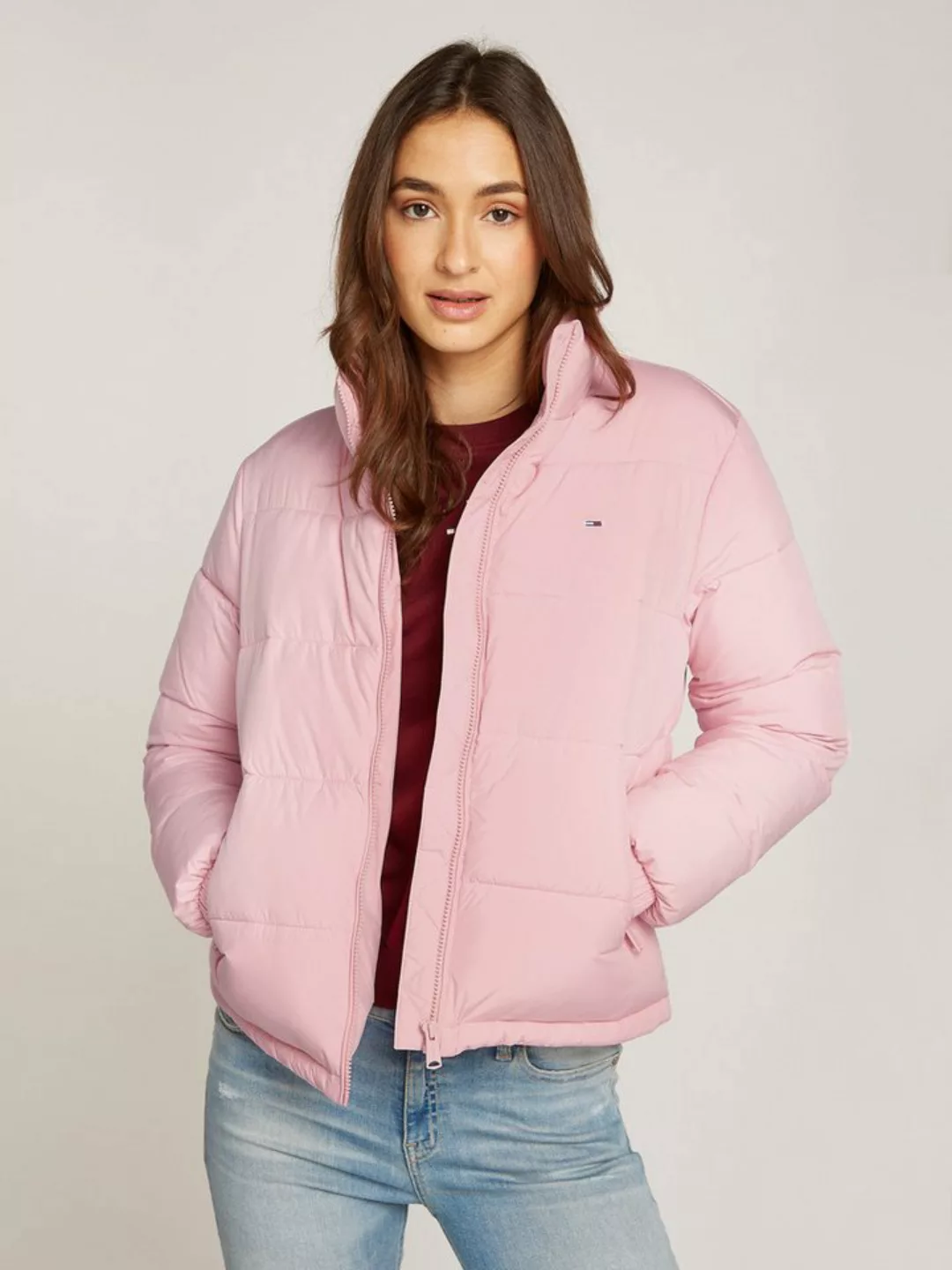 Tommy Jeans Steppjacke TJW ESSENTIAL PUFFER EXT mit Logostickerei günstig online kaufen