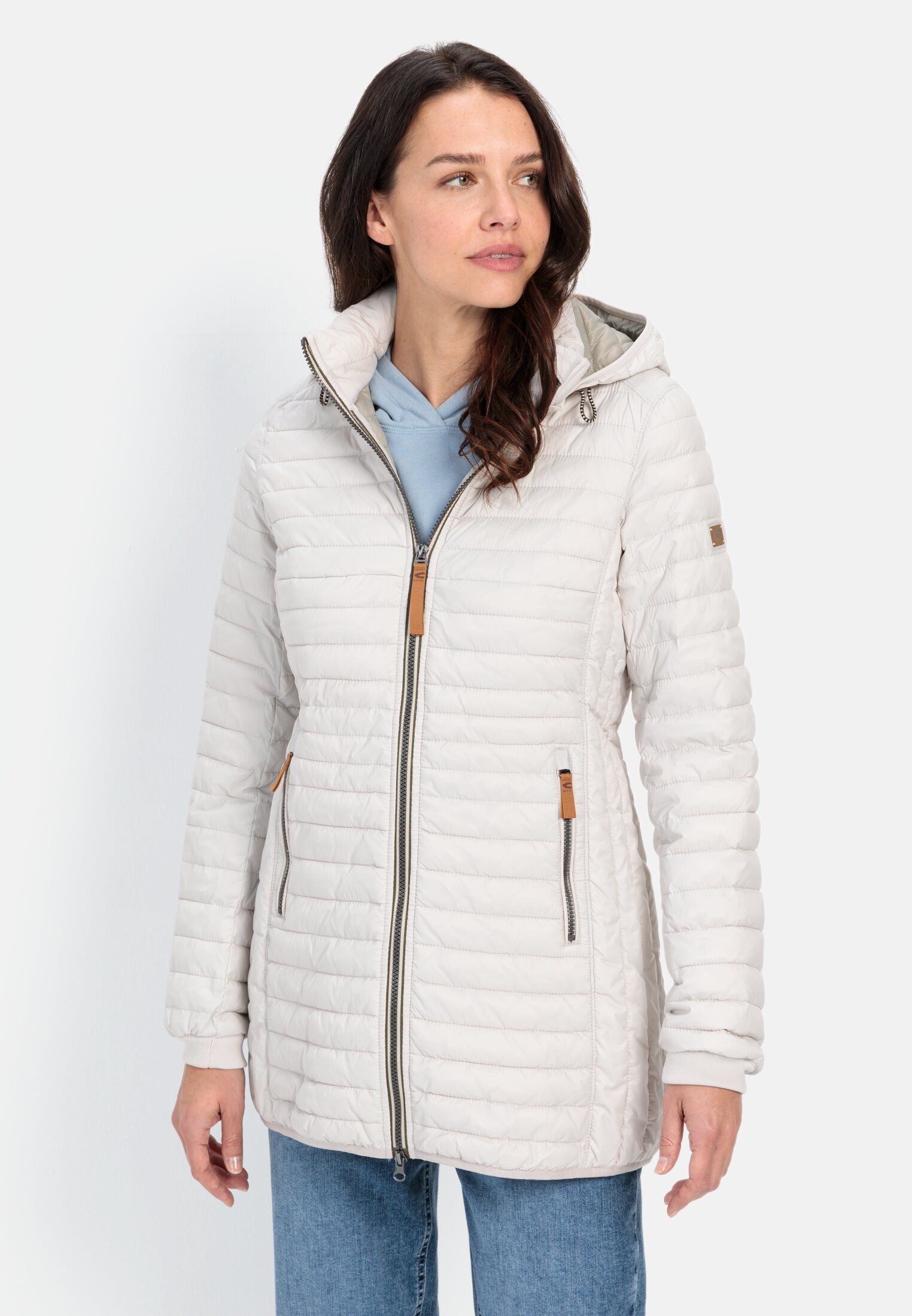 camel active Steppjacke mit abnehmbarer Kapuze günstig online kaufen