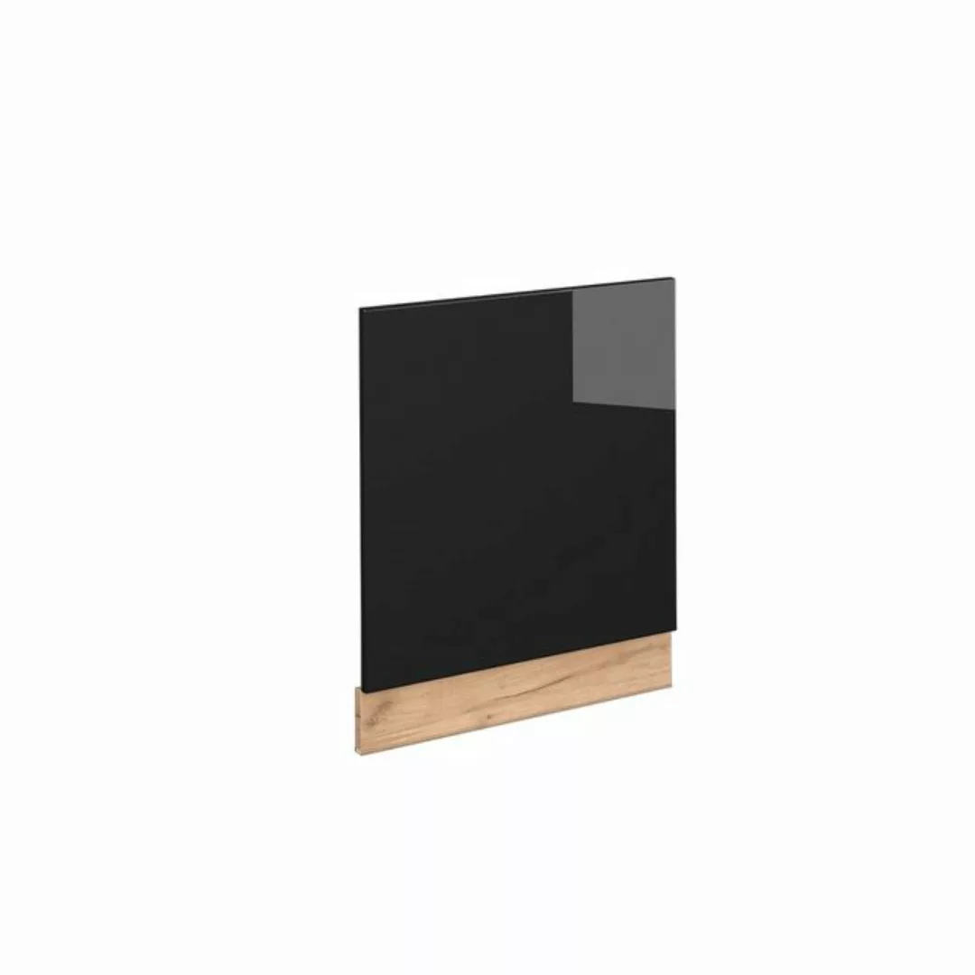 Vicco Frontblende Fame-Line, Schwarz Eiche hochglanz/Goldkraft Eiche, 60 cm günstig online kaufen