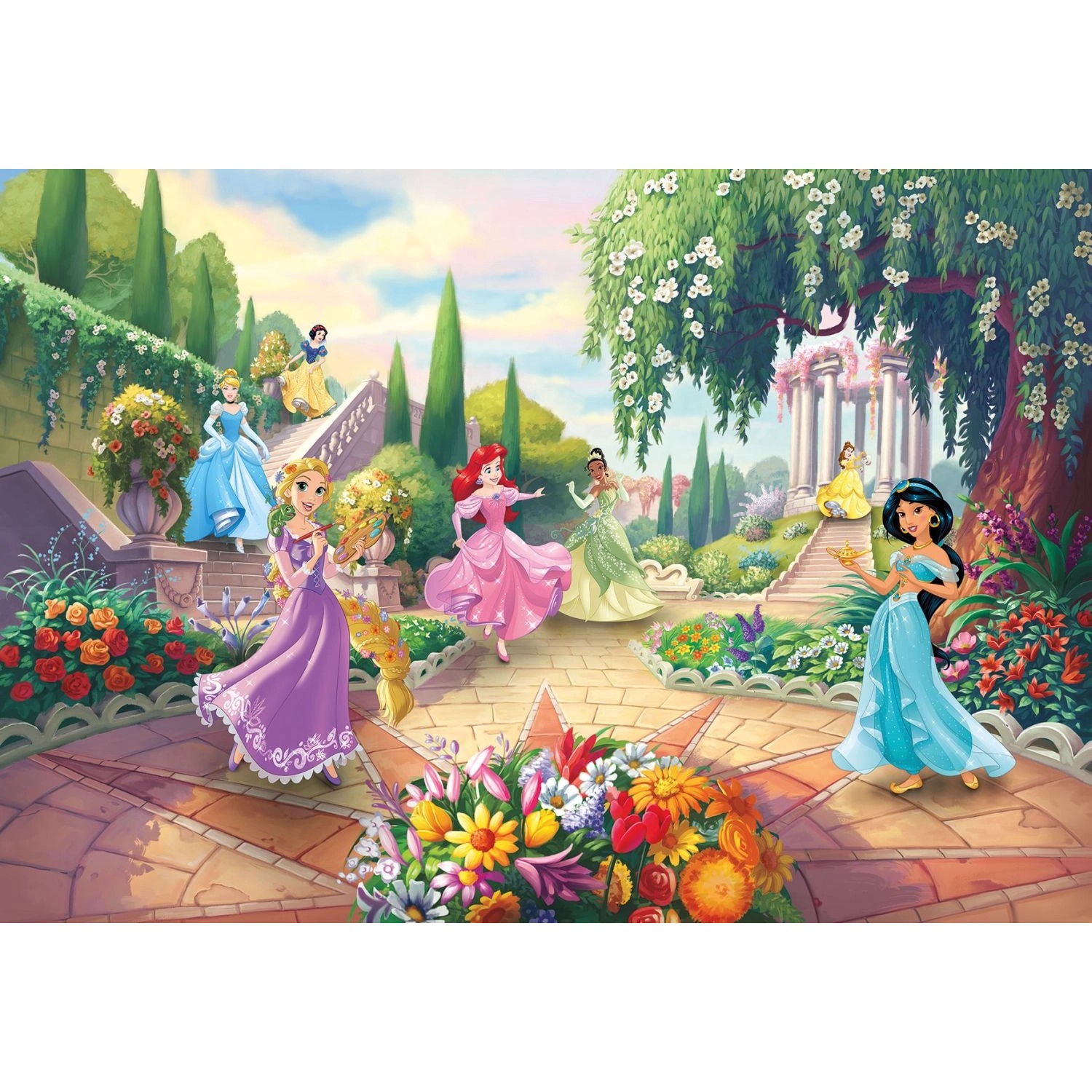 Disney Fototapete Princess Park Multicolor 368 x 254 cm 610961 günstig online kaufen
