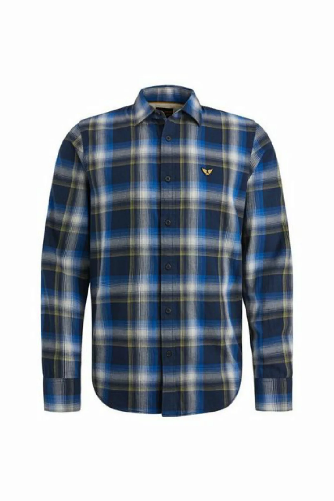 PME LEGEND Langarmshirt Long Sleeve Shirt Ctn Twill Check günstig online kaufen