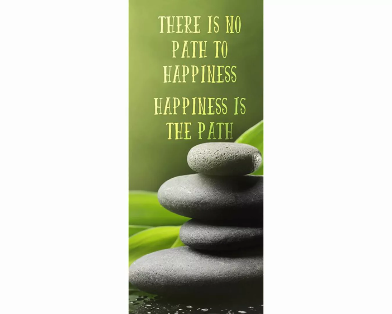 Trtapete "Happiness" 0,91x2,11 m / selbstklebende Folie günstig online kaufen