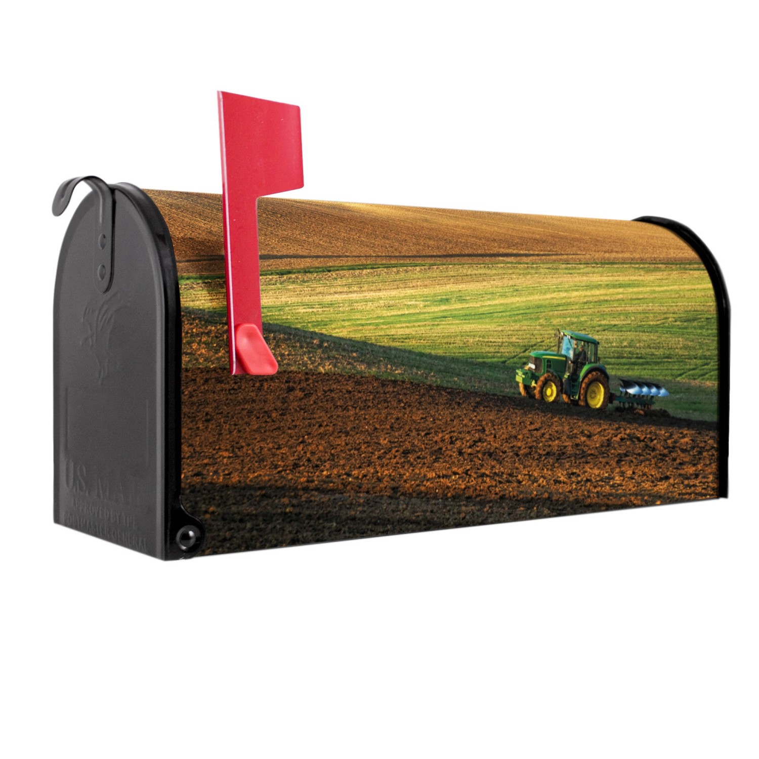 Banjado Amerikanischer Briefkasten Schwarz 48x22x16cm US Mailbox Letterbox günstig online kaufen