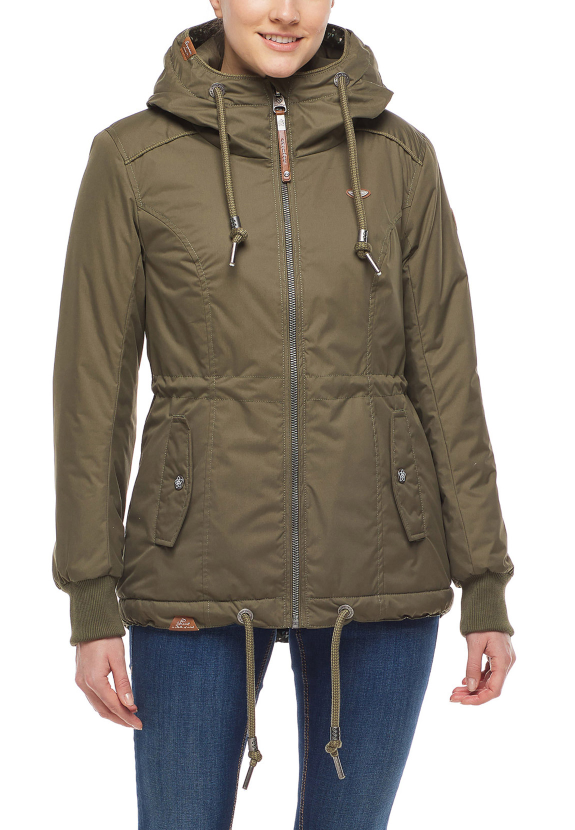 Ragwear Damen Jacke DANKA 2121-60003 Olive 5031 Khaki günstig online kaufen