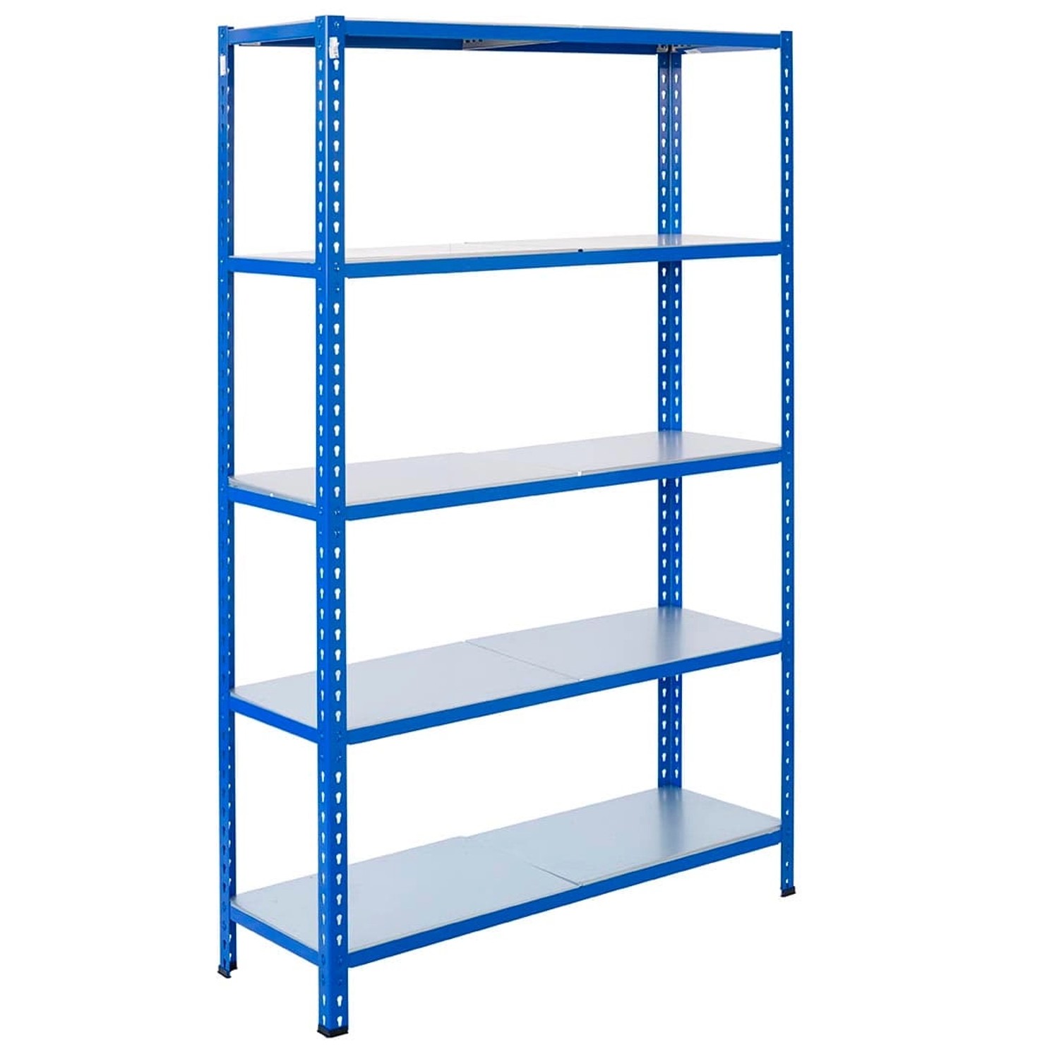 Ar Shelving Steckregal Blau & Verzinkt 200 x 120 x 50 cm 5 Böden 180 kg günstig online kaufen