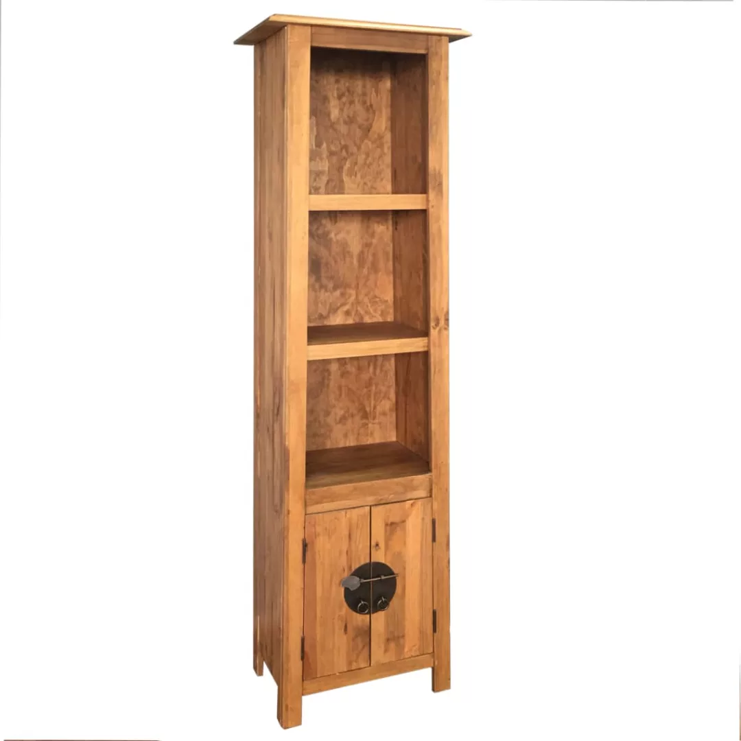 Badezimmer-hochschrank Recyceltes Kiefernholz 48x32x170 Cm günstig online kaufen